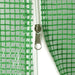 Tuinkas met stalen frame 60 m² 10x6x2,85 m groen
