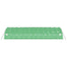 Tuinkas met stalen frame 72 m² 12x6x2,85 m groen