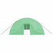 Tuinkas met stalen frame 84 m² 14x6x2,85 m groen