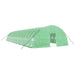 Tuinkas met stalen frame 108 m² 18x6x2,85 m groen