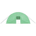 Tuinkas met stalen frame 132 m² 22x6x2,85 m groen