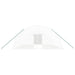 Tuinkas met stalen frame 36 m² 6x6x2,85 m wit