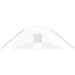 Tuinkas met stalen frame 60 m² 10x6x2,85 m wit