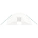 Tuinkas met stalen frame 72 m² 12x6x2,85 m wit