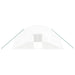 Tuinkas met stalen frame 84 m² 14x6x2,85 m wit