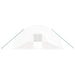Tuinkas met stalen frame 96 m² 16x6x2,85 m wit