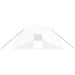 Tuinkas met stalen frame 132 m² 22x6x2,85 m wit