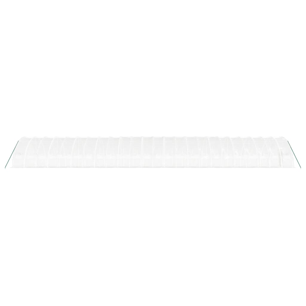 Tuinkas met stalen frame 144 m² 24x6x2,85 m wit