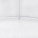 Tuinkas met stalen frame 144 m² 24x6x2,85 m wit