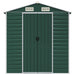 Tuinschuur 191x130x198 cm gegalvaniseerd staal groen