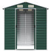 Tuinschuur 191x130x198 cm gegalvaniseerd staal groen