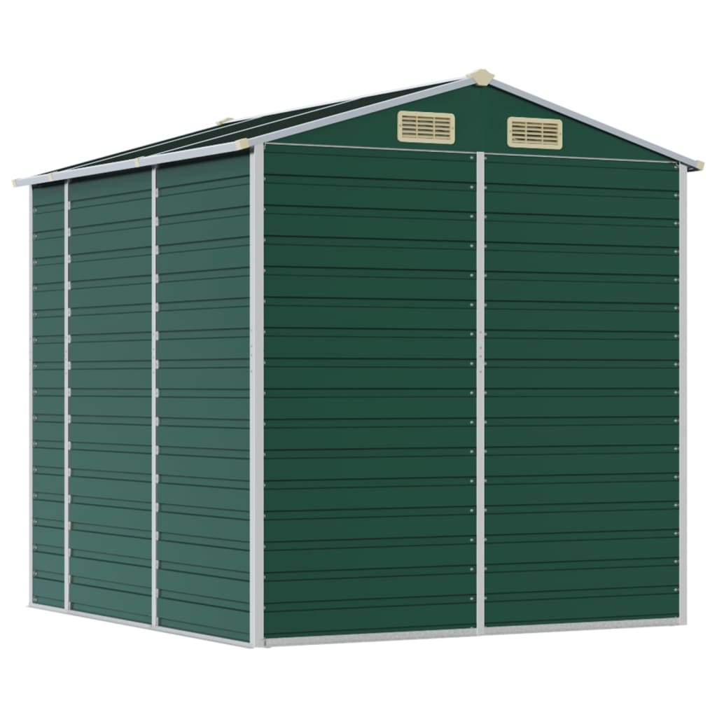Tuinhuis Groen 191x215x198 cm Gegalvaniseerd Staal