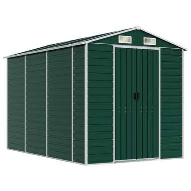 Tuinhuis Groen 191x300x198 cm Gegalvaniseerd Staal
