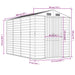 Tuinhuis Groen 191x300x198 cm Gegalvaniseerd Staal