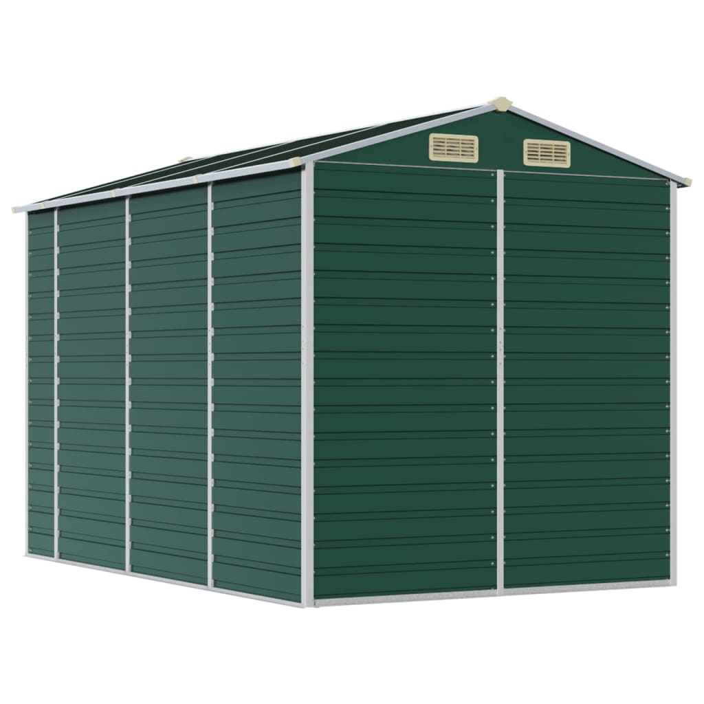 Tuinhuis Groen 191x300x198 cm Gegalvaniseerd Staal