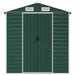 Tuinschuur 191x385x198 cm gegalvaniseerd staal groen