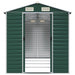 Tuinschuur 191x385x198 cm gegalvaniseerd staal groen