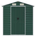Tuinschuur 191x470x198 cm gegalvaniseerd staal groen