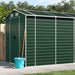 Tuinschuur 191x470x198 cm gegalvaniseerd staal groen