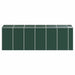 Tuinschuur 191x555x198 cm gegalvaniseerd staal groen