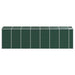 Tuinschuur 191x640x198 cm gegalvaniseerd staal groen