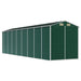 Tuinschuur 191x725x198 cm gegalvaniseerd staal groen
