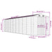 Tuinschuur 191x810x198 cm gegalvaniseerd staal groen
