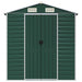 Tuinschuur 191x810x198 cm gegalvaniseerd staal groen