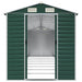 Tuinschuur 191x810x198 cm gegalvaniseerd staal groen