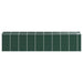 Tuinschuur 191x810x198 cm gegalvaniseerd staal groen
