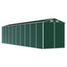 Tuinschuur 191x810x198 cm gegalvaniseerd staal groen