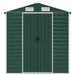 Tuinschuur 191x895x198 cm gegalvaniseerd staal groen