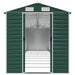 Tuinschuur 191x895x198 cm gegalvaniseerd staal groen