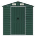 Tuinschuur 191x980x198 cm gegalvaniseerd staal groen