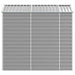 Tuinhuis Lichtgrijs 191x215x198 cm Gegalvaniseerd Staal