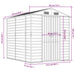 Tuinschuur 191x215x198 cm gegalvaniseerd staal antracietkleurig