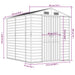 Tuinhuis Bruin 191x215x198 cm Gegalvaniseerd Staal