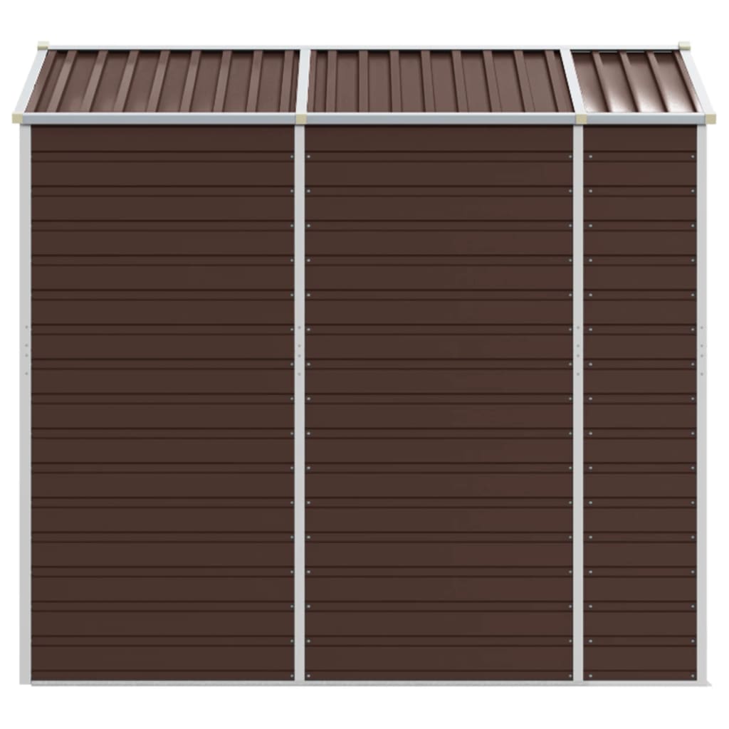 Tuinhuis Bruin 191x215x198 cm Gegalvaniseerd Staal