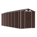 Tuinhuis Bruin 191x555x198 cm Gegalvaniseerd Staal