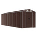 Tuinhuis Bruin 191x640x198 cm Gegalvaniseerd Staal