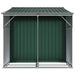 Tuinschuur 277x192,5x179 cm gegalvaniseerd staal groen