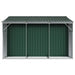 Tuinschuur 277x279x179 cm gegalvaniseerd staal groen