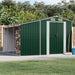 Tuinschuur 277x279x179 cm gegalvaniseerd staal groen