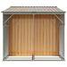 Tuinschuur 277x192,5x179 cm gegalvaniseerd staal lichtbruin