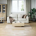 Vloerkleed shaggy crèmewit 120x183 cm polyester