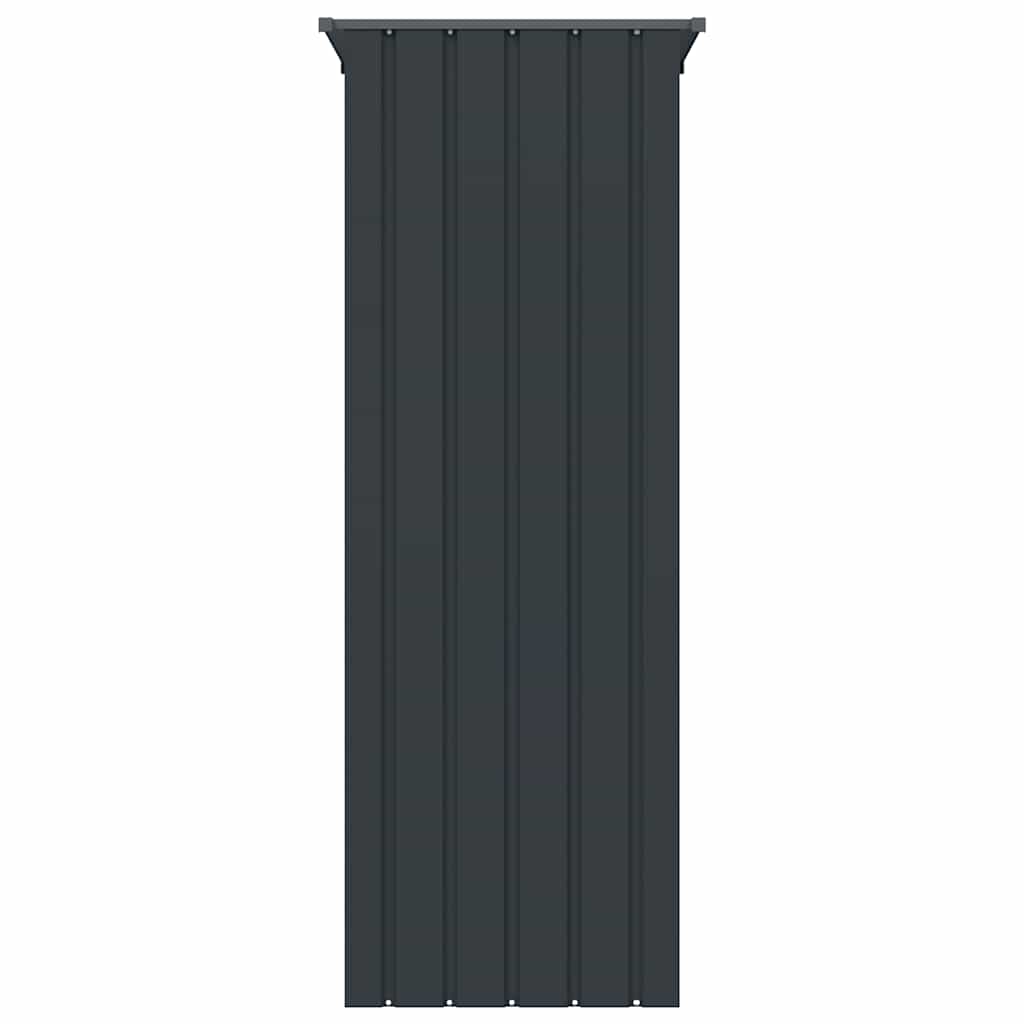 Vogelkooi 115x78x200 cm gegalvaniseerd staal antracietkleur