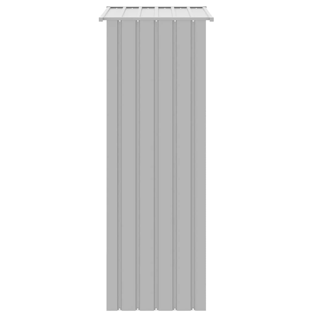 Vogelkooi 115x78x200 cm gegalvaniseerd staal grijs