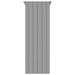 Vogelkooi 115x78x200 cm gegalvaniseerd staal grijs
