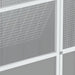 Vogelkooi 115x78x200 cm gegalvaniseerd staal grijs
