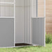 Vogelkooi 215x78x200 cm gegalvaniseerd staal grijs